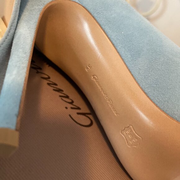 Gianvito Rossi 105mm suede pumps size 39 NEW - Picture 15 of 16
